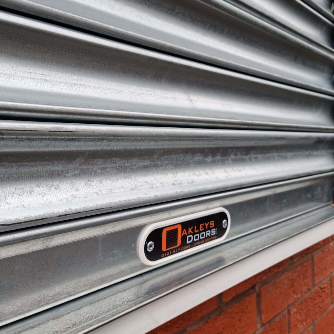 galvanised window shutter