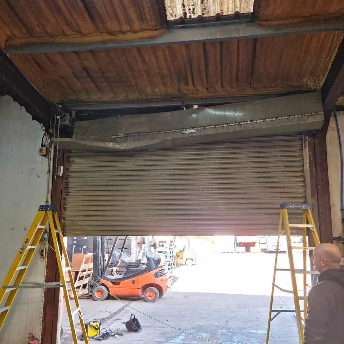 door curtain repair