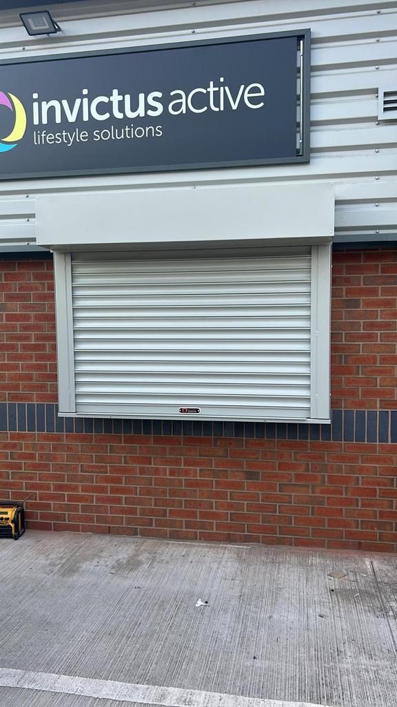 Powder coated doors for added security at a site in Willenhall