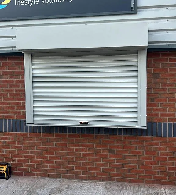 Powder coated doors for added security at a site in Willenhall