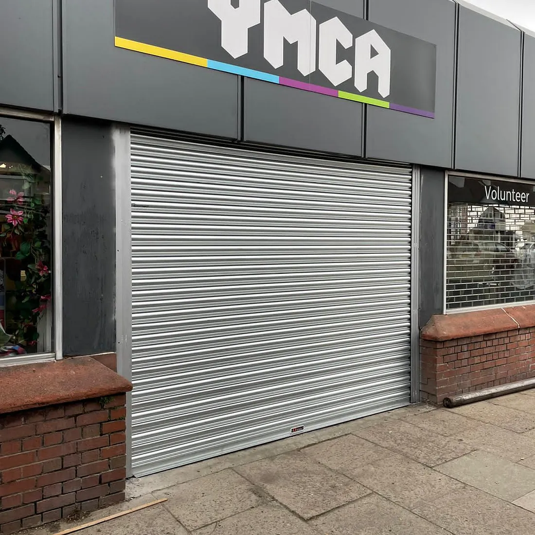 roller shutter door at YMCA