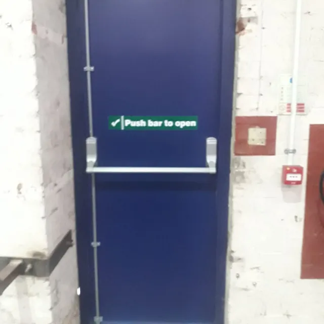 Internal fire door