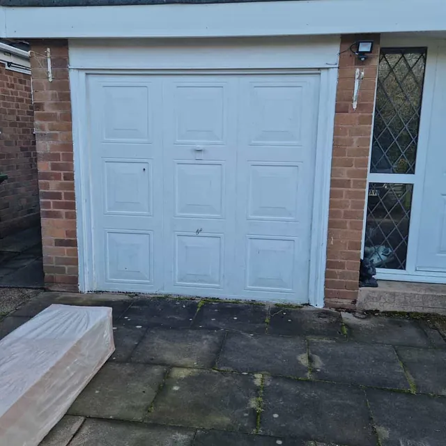 old garage door
