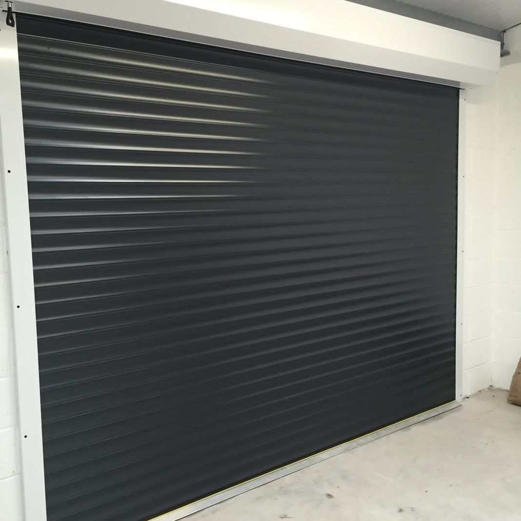 black roller shutter