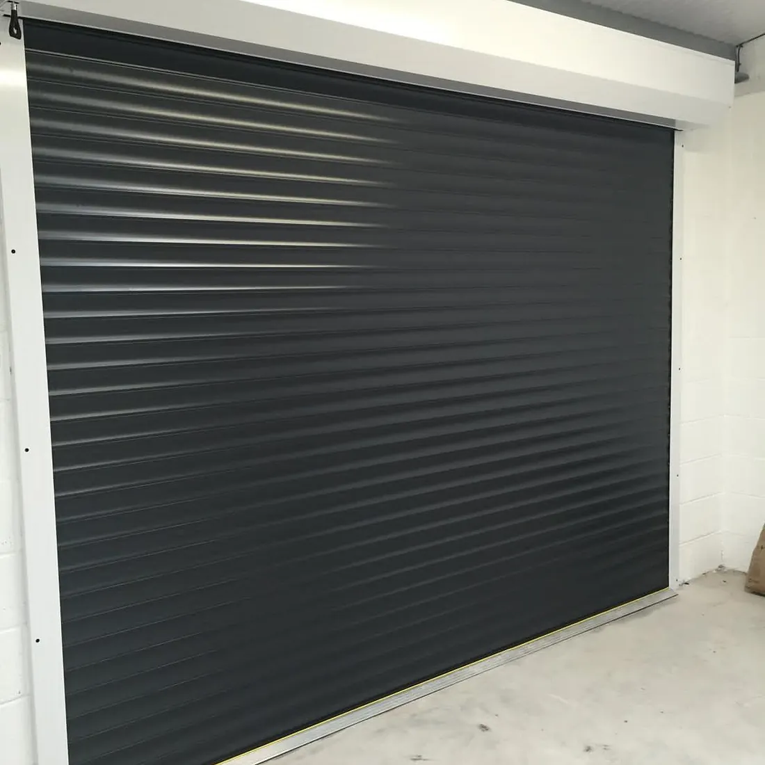 black roller shutter