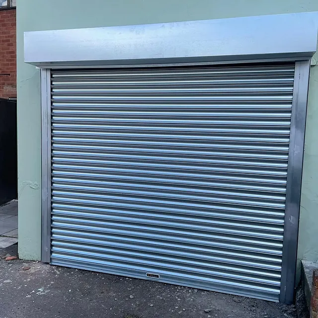 Galvanised roller shutter 