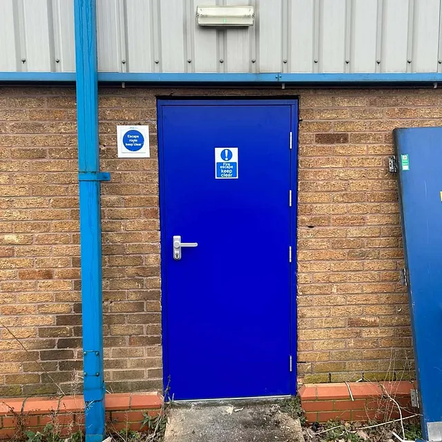 steel fire door