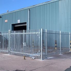 Industrial fencing and security gate