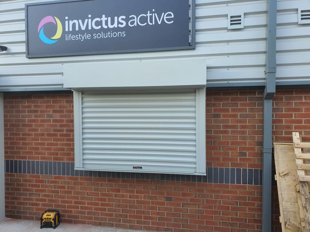Powder coated doors for added security at a site in Willenhall
