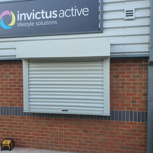 Powder coated doors for added security at a site in Willenhall