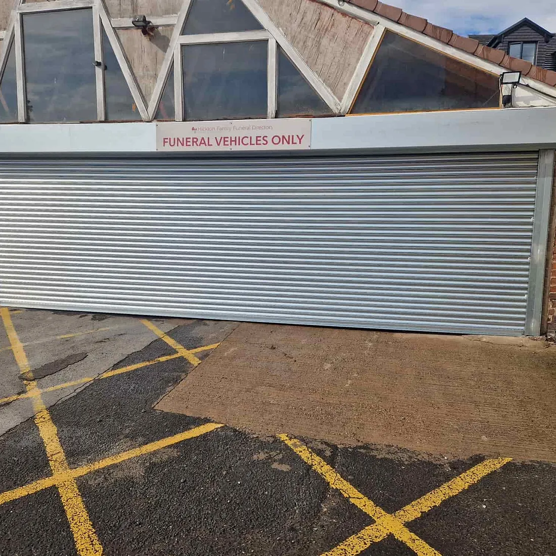 galvanised roller shutter