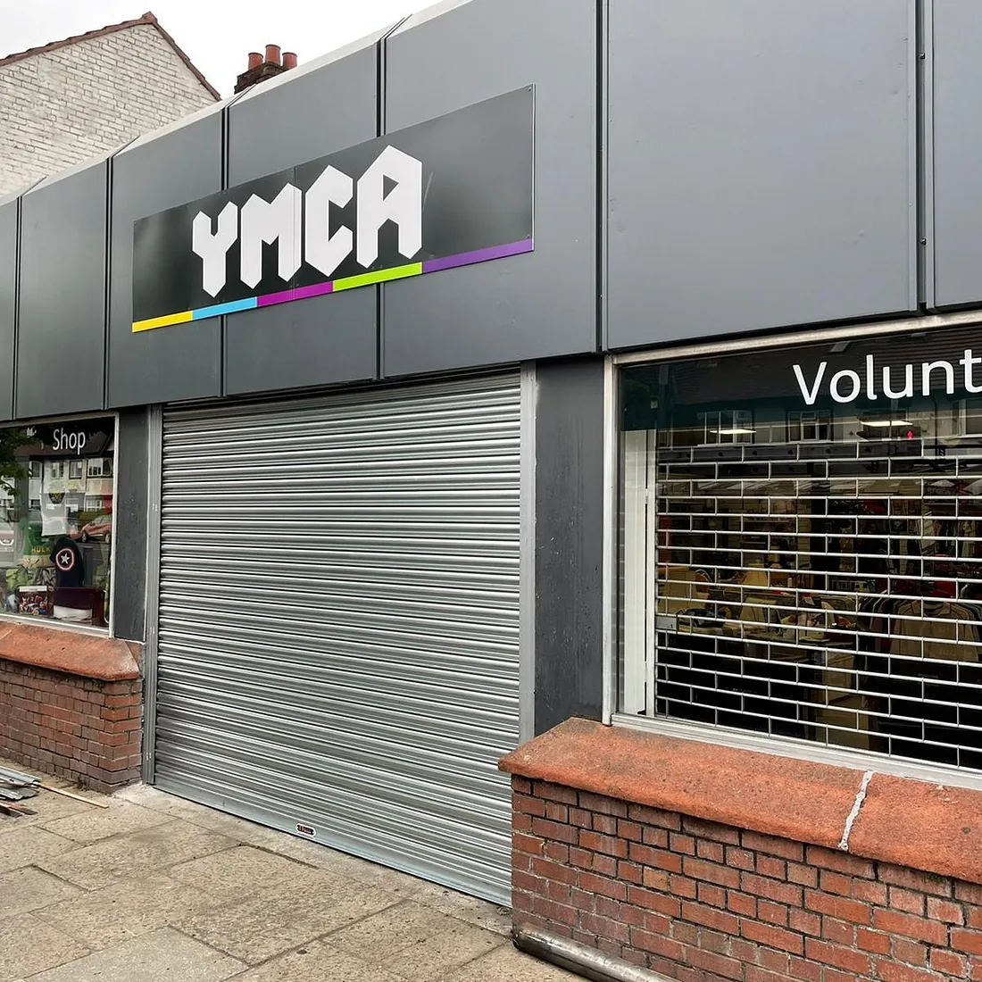 roller shutter door at YMCA