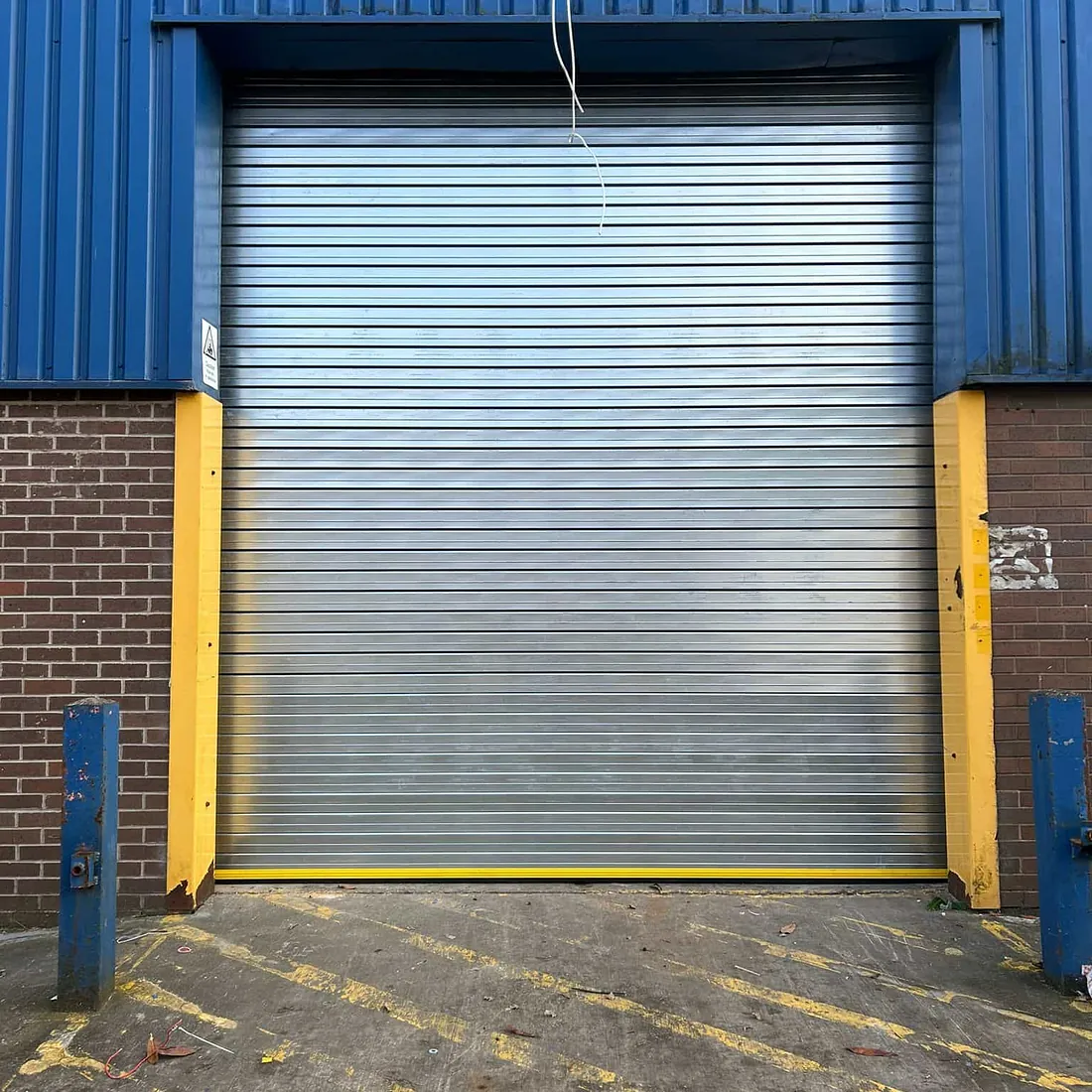 Galvanised roller shutter