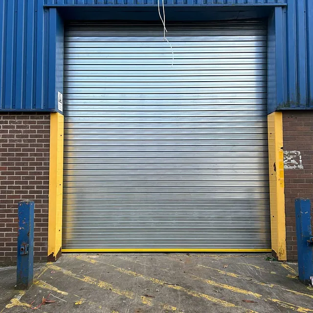Galvanised roller shutter