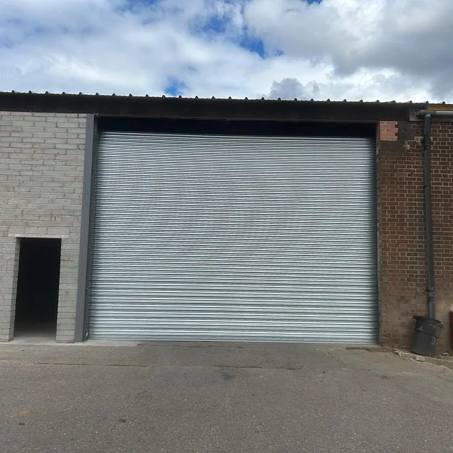 galvanised roller shutter