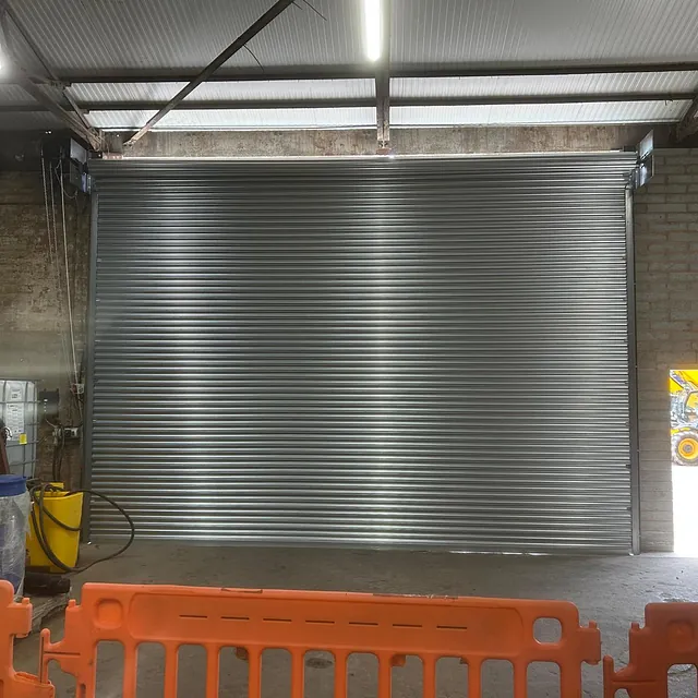 galvanised roller shutter