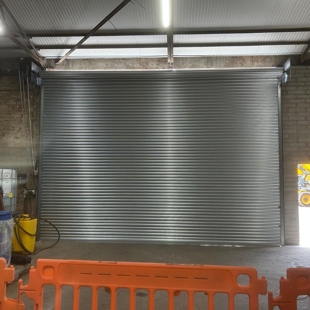 galvanised roller shutter