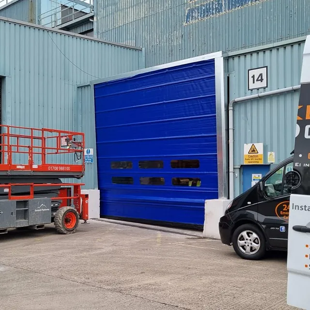 speed door install