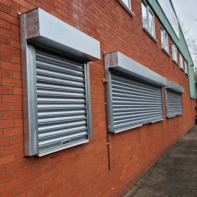 galvanised shutters