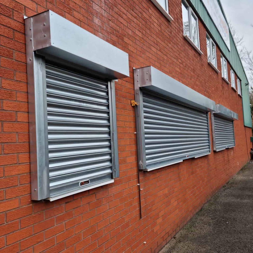 galvanised shutters